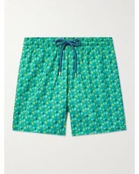 Vilebrequin - Mahina Slim-fit Mid-length Printed Recycled Swim Shorts - Lyst