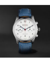 Bremont - Alt1-c Rose Automatic Chronograph 43mm Stainless Steel And Nubuck Watch - Lyst