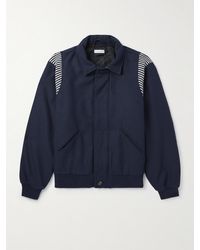 Pop Trading Co. - Striped Panelled Jersey Varsity Jacket - Lyst