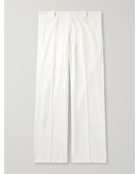 CHERRY LA - Straight-Leg Cotton-Twill Chinos - Lyst