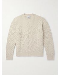 Isabel Marant - Harold Cable-Knit Cotton-Blend Sweater - Lyst