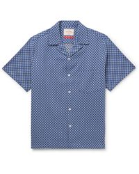 Portuguese Flannel - Convertible-collar Cotton-blend Jacquard Shirt - Lyst