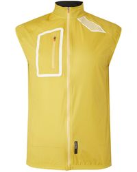 Soar Running Waterproof Shell Gilet - Yellow