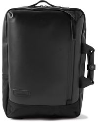 master-piece - Slick Logo-Appliquéd Cordura Ballistic And Leather Backpack - Lyst