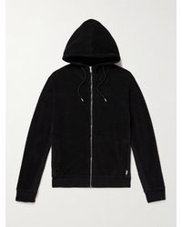 Orlebar Brown - Mathers Panelled Organic Cotton-terry And Jersey Zip-up Hoodie - Lyst