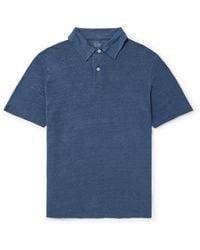 Hartford - Linen Polo Shirt - Lyst