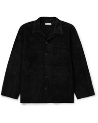 Bode - Suede Overshirt - Lyst
