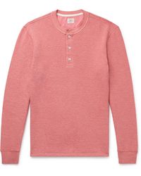 Waffle Knit Henley Shirts for Men - Up to 78% off | Lyst