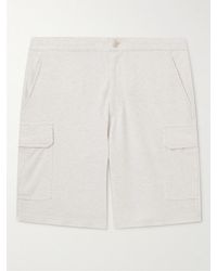 Brunello Cucinelli - Straight-leg Cotton-blend Jersey Cargo Shorts - Lyst
