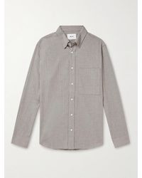 NN07 - Cohen 5726 Herringbone Cotton Shirt - Lyst