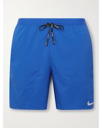 Nike Flex Stride Dri-fit Stretch-shell Shorts - Blue