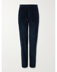 Loro Piana - Jarno Straight-Leg Cotton-Corduroy Trousers - Lyst