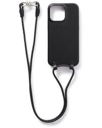 Bottega Veneta - Leather Iphone 14 Pro Max Case With Lanyard - Lyst