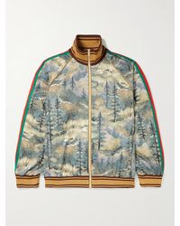 Gucci Synthetic The North Face X Web Print Technical Jersey Jacket 