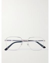 Cartier - Santos De Cartier D-Frame-Tone Titanium Optical Glasses - Lyst