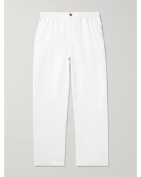 MR P. - Arthur Wide-Leg Linen Trousers - Lyst