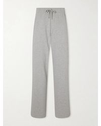 Dries Van Noten - Hamer Straight-Leg Cotton-Jersey Sweatpants - Lyst