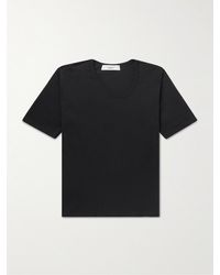 Séfr - Uneven T-Shirt aus Baumwoll-Jersey - Lyst