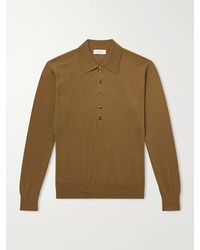 Dries Van Noten - Muano Merino Wool Polo Shirt - Lyst