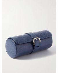Rapport - Croc-Effect Leather Watch Roll - Lyst