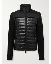Moncler - Panelled Quilted Shell And Power Stretch Pro Down Jacket - Lyst