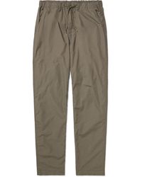 Orslow - New Yorker Tapered Cotton Drawstring Trousers - Lyst
