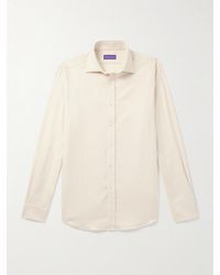 Ralph Lauren - Aston Herringbone Cotton Shirt - Lyst