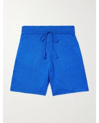 CHERRY LA - Straight-leg Cotton Drawstring Shorts - Lyst