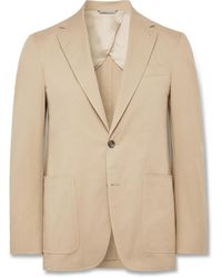 Canali - Cotton-blend Suit Jacket - Lyst