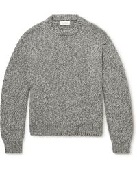 MR P. Recycled Cashmere And Wool-blend Sweater - Gray