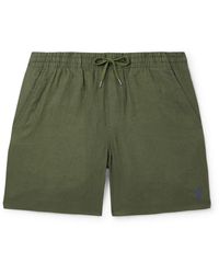 Polo Ralph Lauren - Prepster Slim-Fit Straight-Leg Linen Drawstring Shorts - Lyst