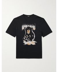Versace - Re-Edition Panther Printed Cotton-Jersey T-Shirt - Lyst