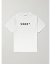 Burberry - Seth Logo-print Cotton-jersey T-shirt - Lyst