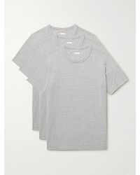 Visvim - Sublig Three-pack Cotton-jersey T-shirts - Lyst