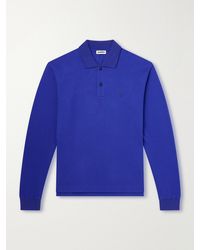 Jil Sander - Logo-Embroidered Cotton-Piqué Polo Shirt - Lyst