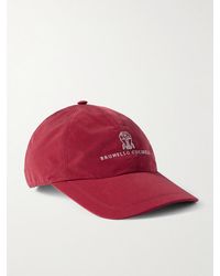 Brunello Cucinelli - Bestickte Baseballcap - Lyst