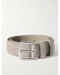 Loro Piana - 3.5Cm Suede Belt - Lyst