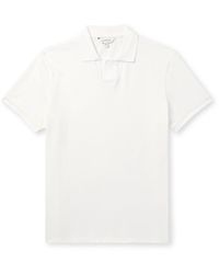 Club Monaco - Johnny Stretch-cotton Piqué Polo Shirt - Lyst