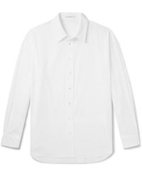 The Row - Penn Oversized Cotton-poplin Shirt - Lyst