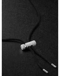 OUIE - Toggle 14-Karat, Silk Cord And Diamond Necklace And Bracelet - Lyst