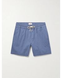Portuguese Flannel - Straight-leg Organic Cotton-blend Jacquard Drawstring Shorts - Lyst