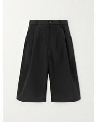 Willy Chavarria - Chilango Straight-Leg Pleated Woven Bermuda Shorts - Lyst