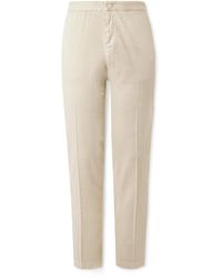 Loro Piana - Straight-leg Linen-blend Trousers - Lyst
