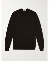 John Smedley - Shipton Slim-Fit Extrafine Merino Wool Sweater - Lyst