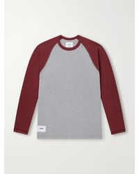 WTAPS - Ian Logo-Embroidered Cotton-Jersey T-Shirt - Lyst