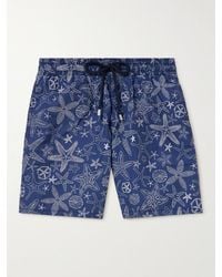 Vilebrequin - Shorts da mare slim-fit medi stampati Moorea - Lyst
