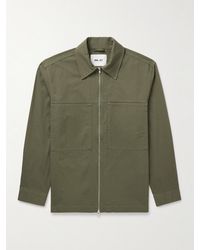 NN07 - Isak 1449 Organic Cotton-blend Ripstop Jacket - Lyst