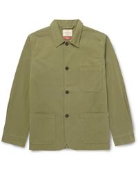 Portuguese Flannel - Labura Cotton-Twill Overshirt - Lyst