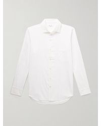 Loro Piana - Andre Cotton-flannel Shirt - Lyst