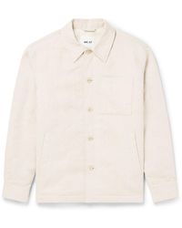 NN07 - Cafu 1454 Linen Shirt Jacket - Lyst